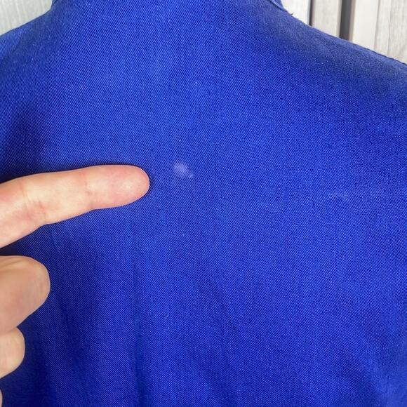 Vintage The Daily Planet Art to Wear Hand Embroidered Cropped Vest Women's M - Picture 8 of 12